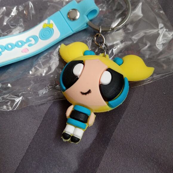 The Powerpuff Girls Bubbles Keychain - Picture 2 of 3